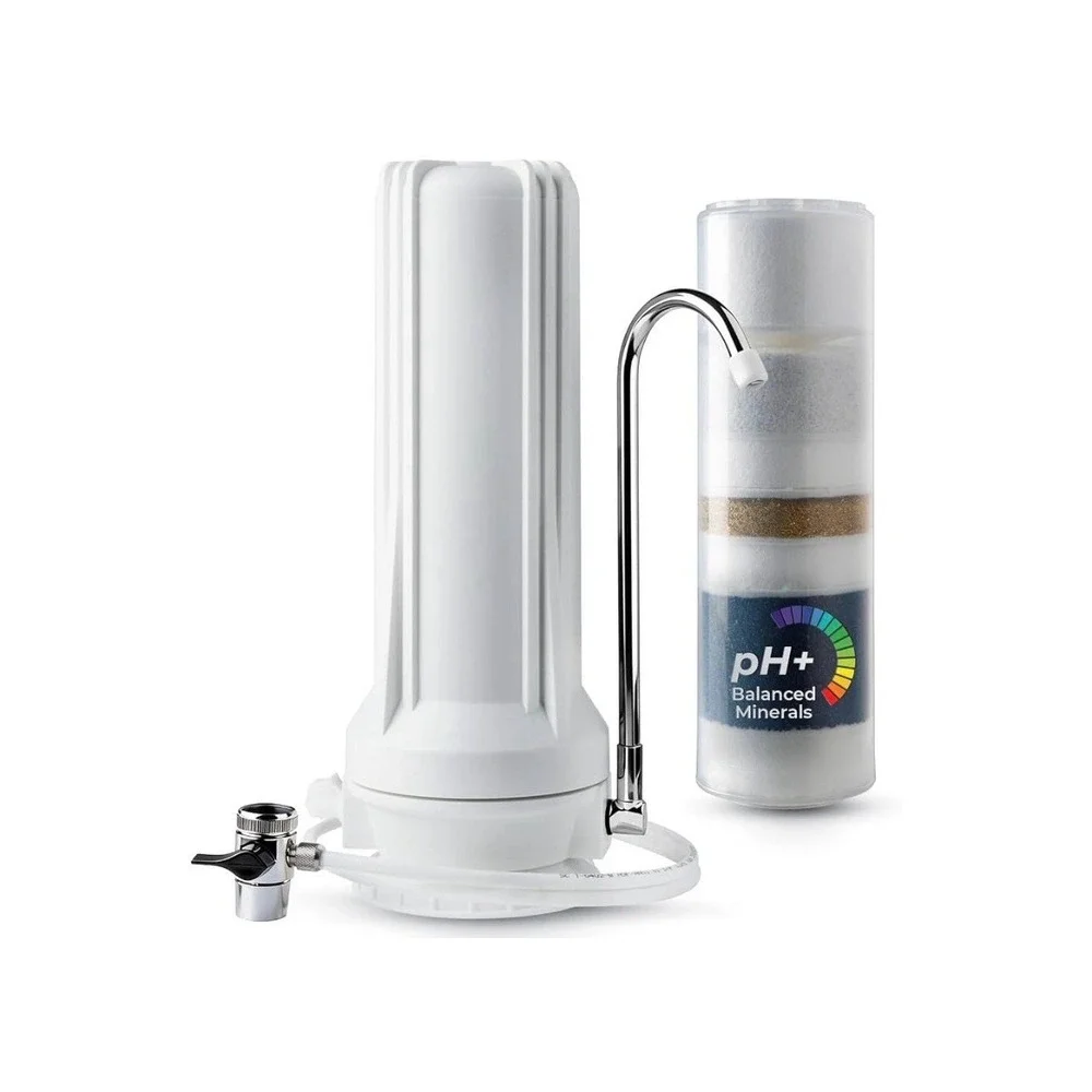iSpring CT10-W Countertop Water Dispenser With Multi-Layer Faucet Water Filter